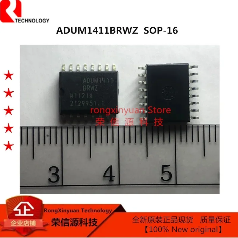 

5 pcs/lot ADUM1411BRWZ ADUM1411BRWZ-RL ADUM1411 Quad-Channel Digital Isolators 100% New Original