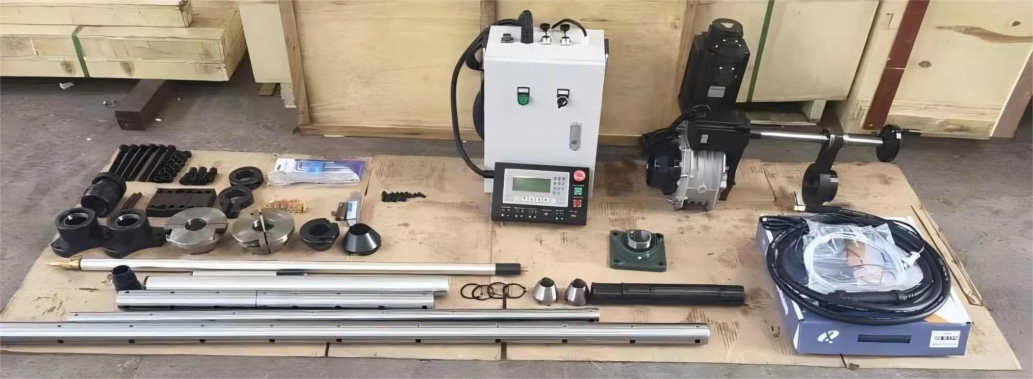 DL 50 Automatic CNC Portable Line Boring Bore Welding Machine Tools 3.1KW Spindle Motor 1 Year Warranty Customized Support for