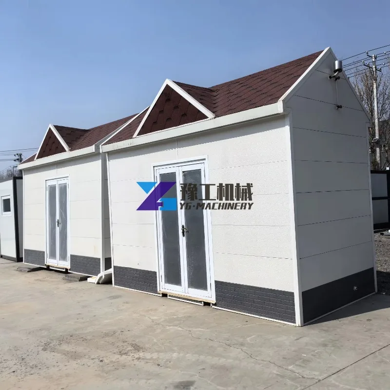 China Luxury 40ft Expandable Container House Prefabricated Foldable Steel and Sandwich Panel Living Room Luxury House