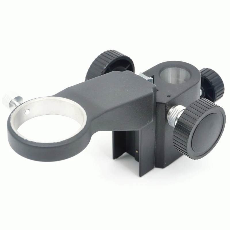 Soporte de Microscopio estéreo ajustable de 50mm de diámetro, brazo articulado, accesorios de engranaje de Microscopio