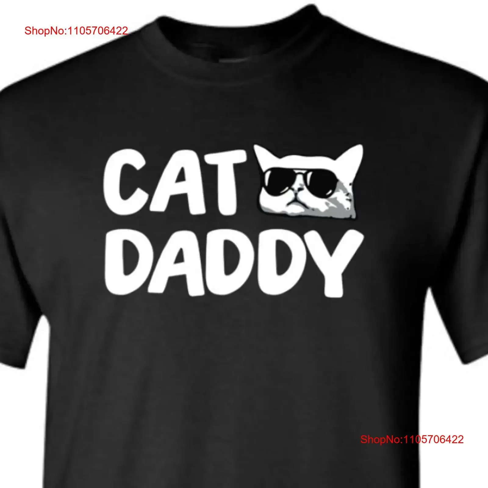 Cat Daddy T Shirt for Men Dad Father Owner Lover Cool Birthday Christmas Fathers Day Idea Husband Boyfriend Brother vintage