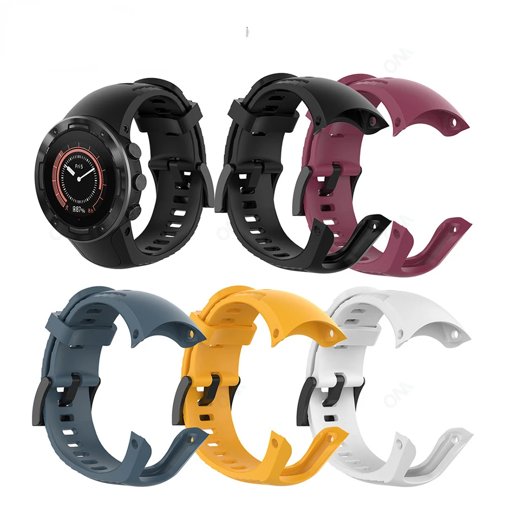 Sport Strap for Suunto 5 Smart Watch Replacement  Silicone Bracelet Band for Suunto 5 Correa  Accessories