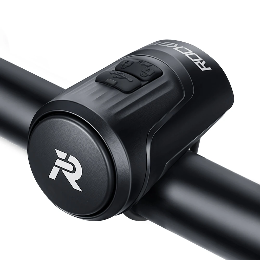 AliExpress NONE Rockbye 125dB Loud Bicycle Motorcycle Electric Bell Horn IPX5 Waterproof Micro-USB Rechargeable Mountain Bike Anti-theft Alarm