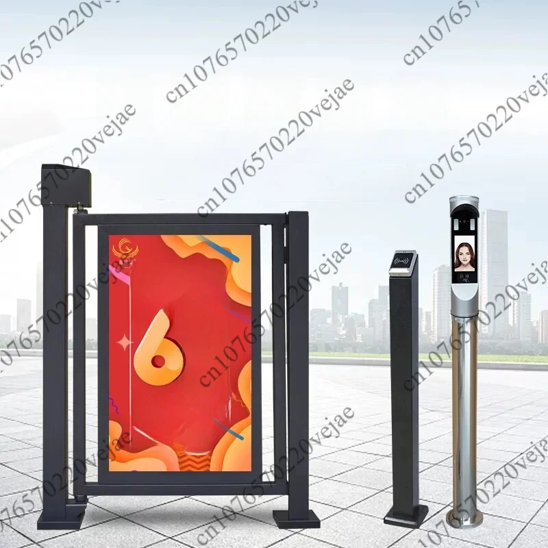 Fence protective door Villa community Garden courtyard Wall isolation door Outdoor security protection