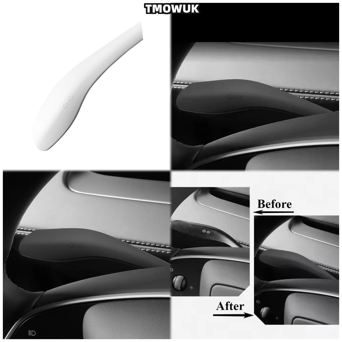 

Anti - Scratch Steering Lever Cover For Tesla Model Y Juniper 2025 Gear Shift - Interior