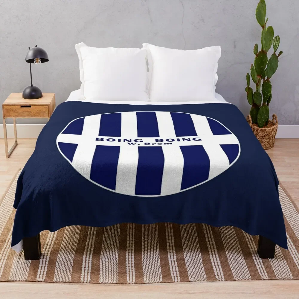 Boing Boing - West Brom Throw Blanket Thermals For Travel halloween valentine gift ideas Blankets