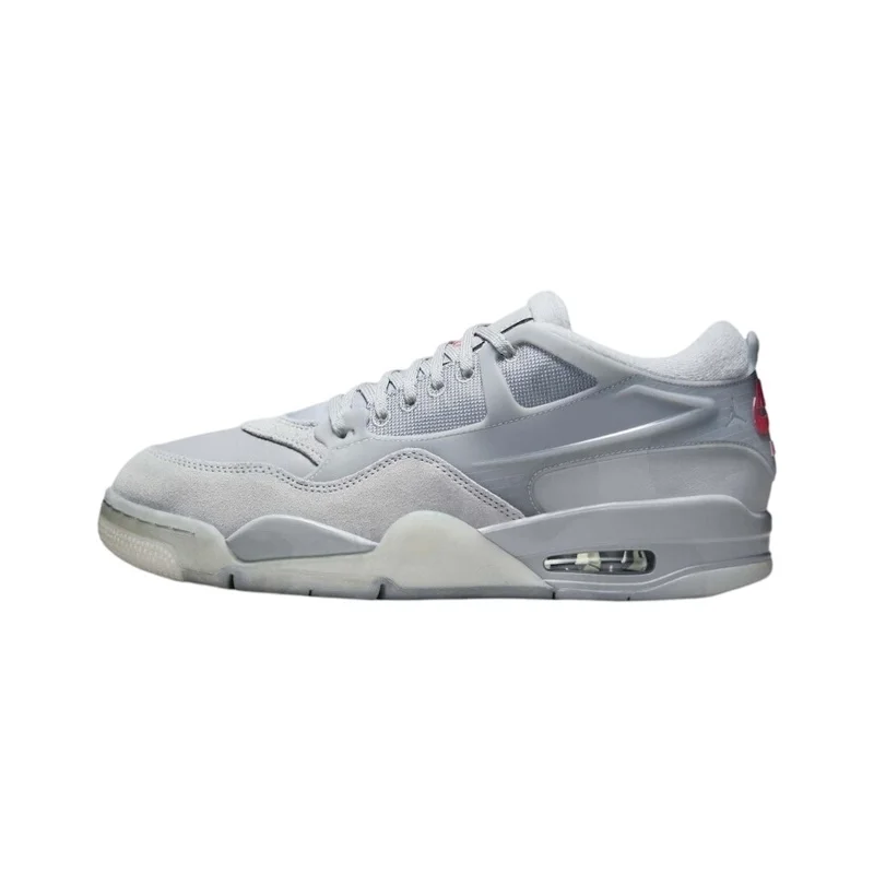 Light-toned low trainer, suede and mesh upper, smooth air cushion FQ7939-005
