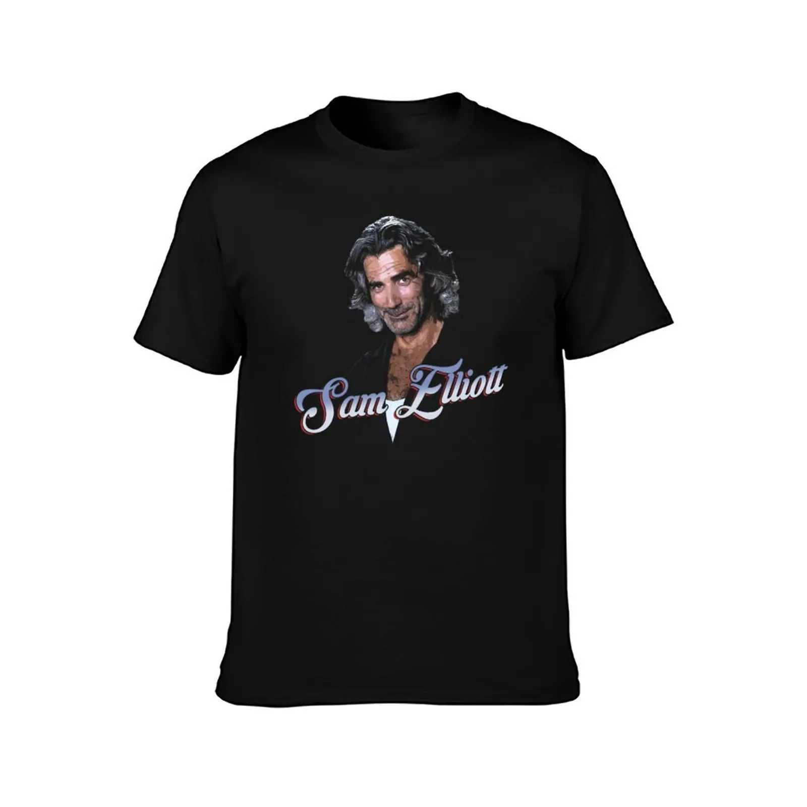 sam elliot, smile , sam elliott, shoes, fans, funny, tombstone T-Shirt Non-Shrink Basic Cotton T-Shirt
