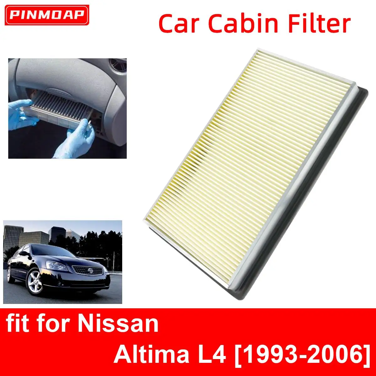 

Воздушный фильтр двигателя для Nissan Altima L4 1993-2006, автоматические фильтры из углеродного волокна CA4309 16546-0Z000 16546-70J10 16546-V0100