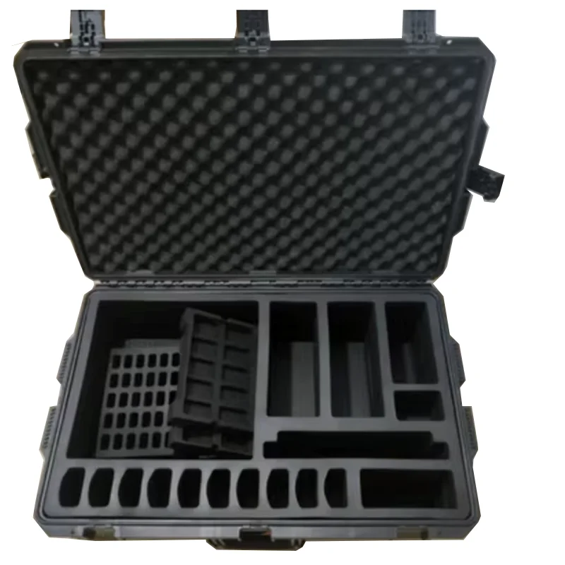 Aluminum Box Customized Aviation Case Toolbox Flight Tool Storage EVA Sponge Lined Manufacturers Custom Lining