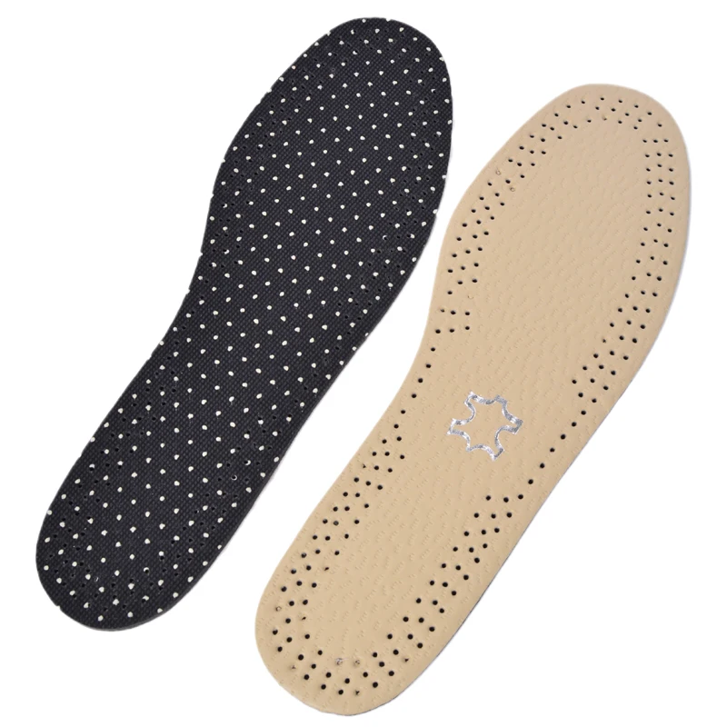 Semelles intérieures en cuir de vache pour chaussures hommes femmes antidérapantes résistantes à l'usure absorbant la sueur respirant Flexible délicat insert de coussin de chaussure