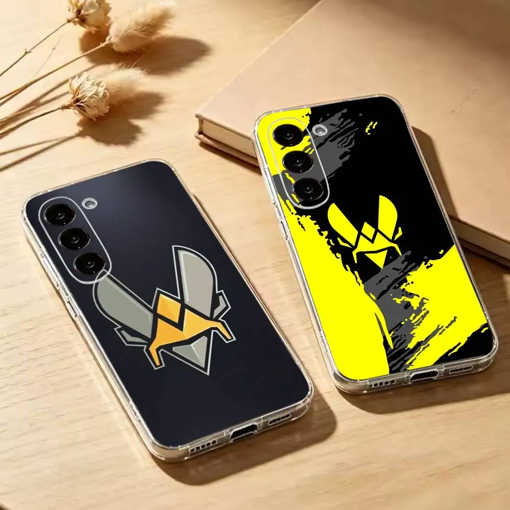 CS2 Game V-Vitality Team Transparent Phone Case For Samsung Galaxy A73,A72,A71,A70,A53,A52,A51Soft Cover