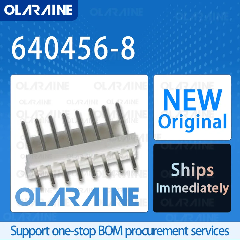 

20/50/100Pcs 640456-8 100% brand new and original IC chip Headers and wire housings 8 Position 5 A