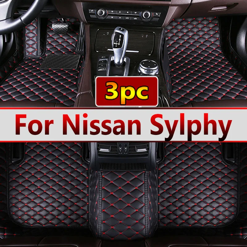 Car Floor Mats For Nissan Sylphy 2019 2018 2017 2016 2015 2014 2013 2012 2011 2010 2009 2008 2007 2006 Sentra B17 Accessories