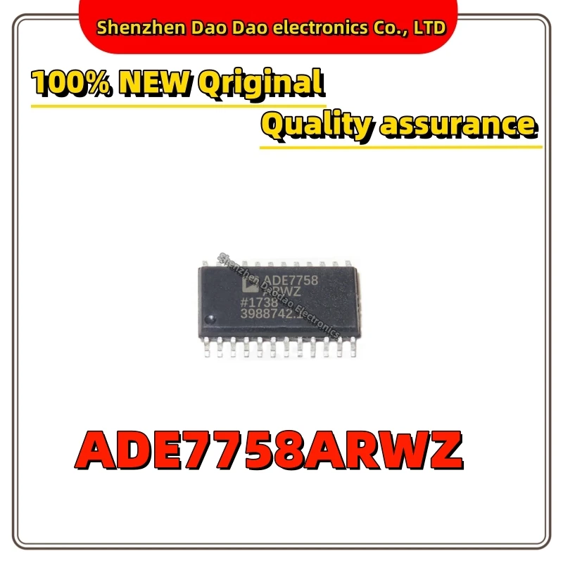 

5Pcs ADE7758ARWZ ADE7758ARW ADE7758 SOP24 three-phase energy metering chip Quality Brand New