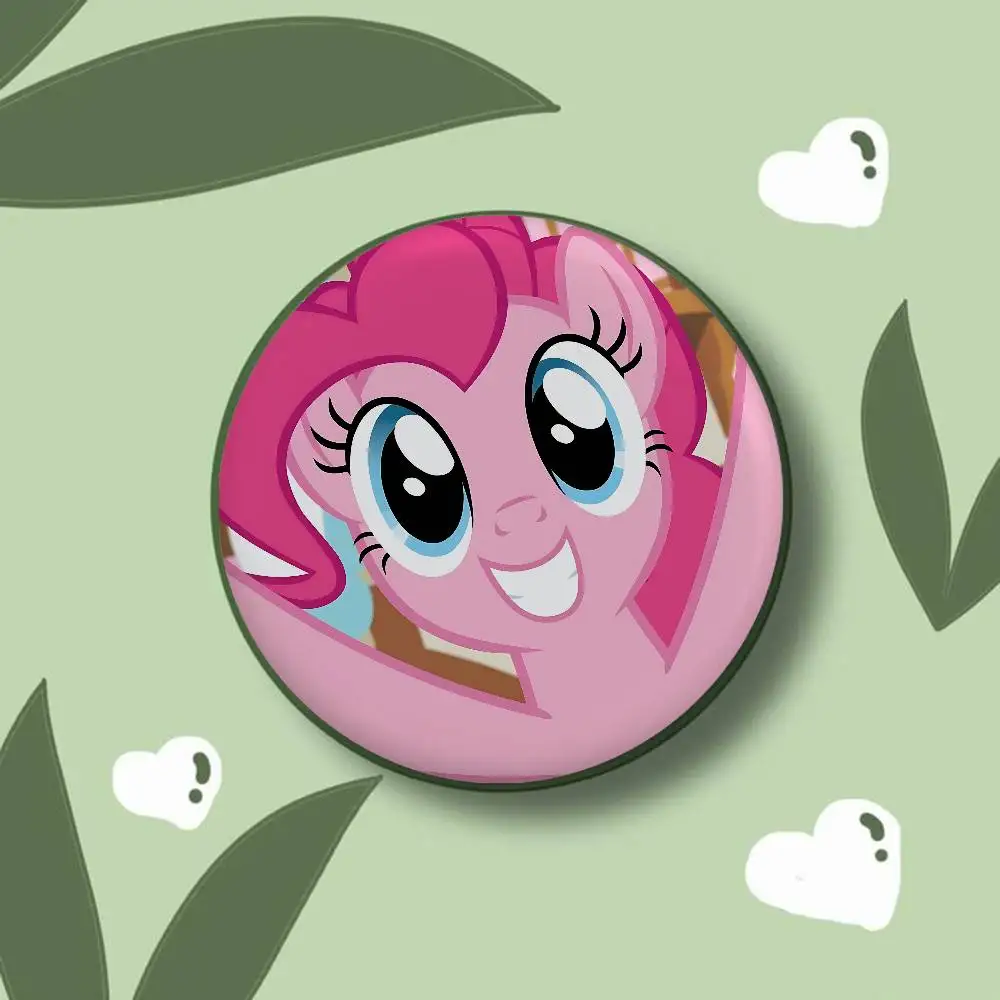 P-Pinkie P-PieS شارات لطيفة شارة بروش معدني لحقيبة الملابس قبعة ديكور مجوهرات اكسسوارات هدايا