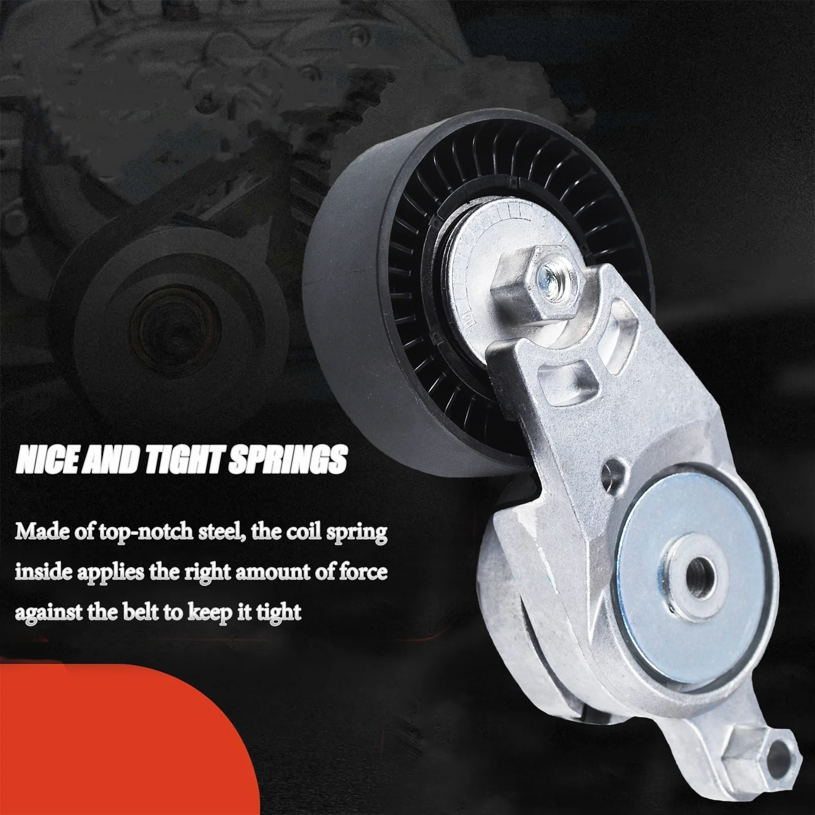 

Premium Belt Tensioner Assembly 1662036010 166200V020 166200V040 166200V022 Suitable for Multiple Toyota Car Series