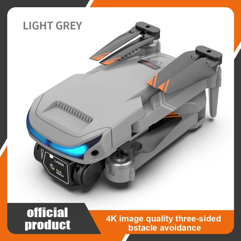 LSRC XT9 with 360 ° obstacle avoidance head 4K HD dual-lens drone WiFi 2.4G optical flow positioning foldable quad