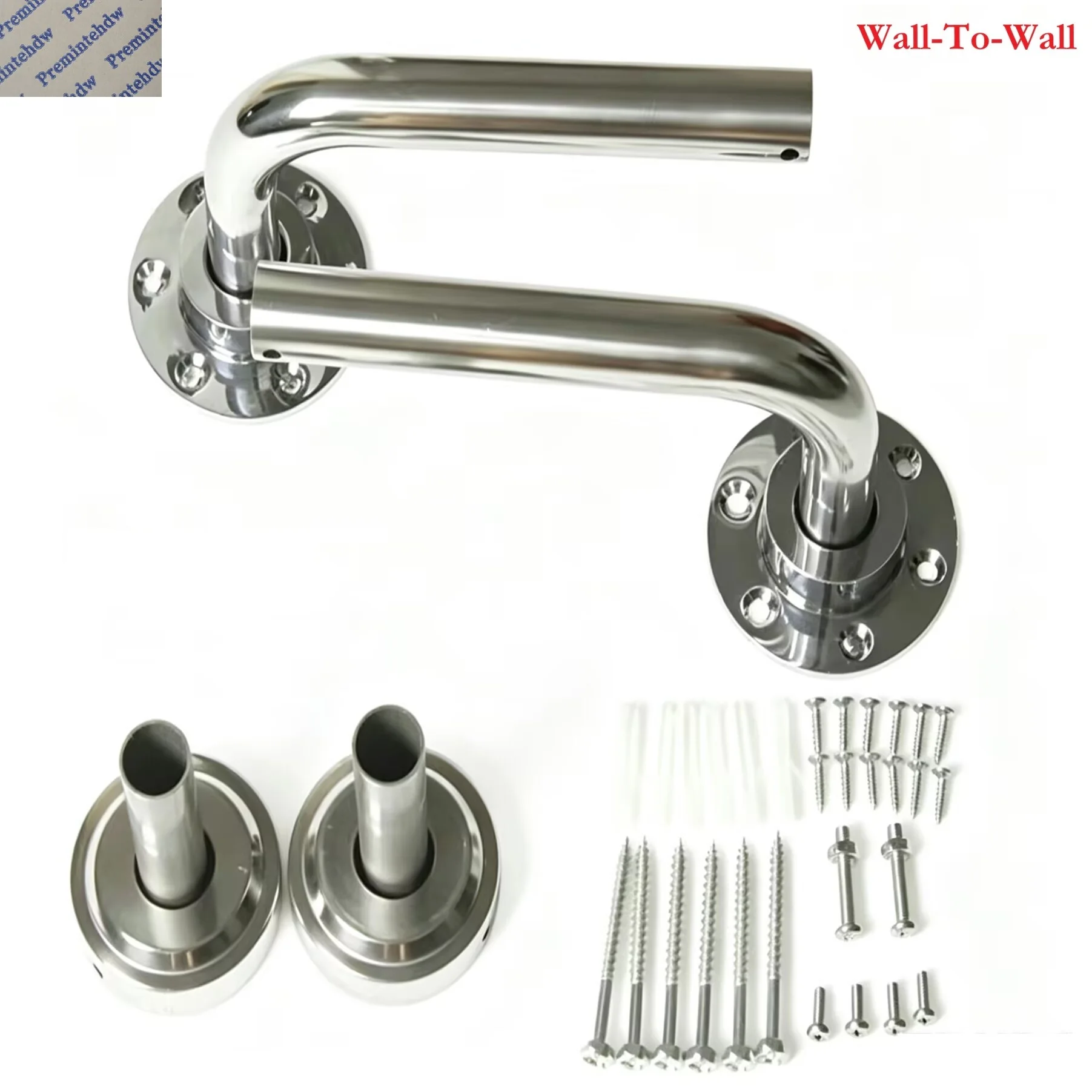 1Pair Stainless Steel Wall Mounted 360 Degrees Rotating Bathroom Cabinet Pivot Hinge Bracket Hardware