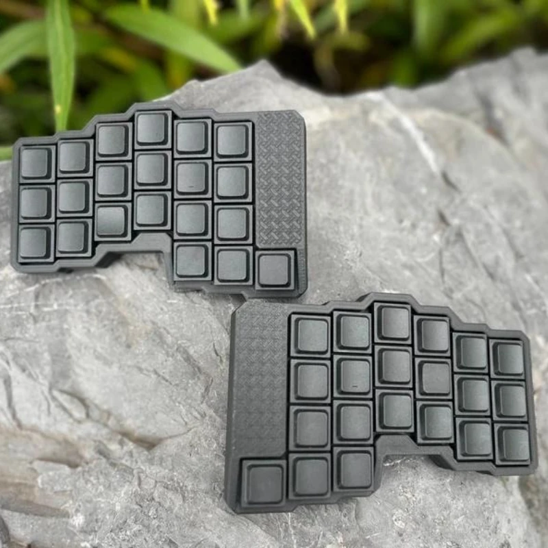 

KOMETA Низкопрофильная разделенная клавиатура на заказ с возможностью горячей замены PLA Беспроводная разделенная механическая клавиатура Kailh Choc V1 V2 ZMK Studio Keymap