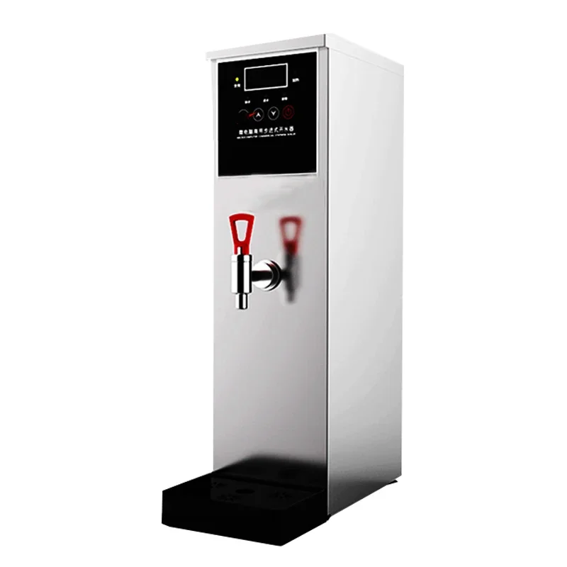 Calentador de agua automático para tienda de café y té con leche, 35L escalonado de calentador de agua, 220v/1500w, tanque de agua caliente eléctrico, calentador de agua a vapor