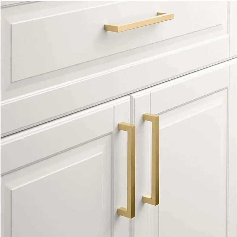 Metal Furniture Cabinet Drawer Handle Gold Black Luxury T Bar Cupboard Kitchen Wardrobe Dresser Door Pull Knob Handle Hardware