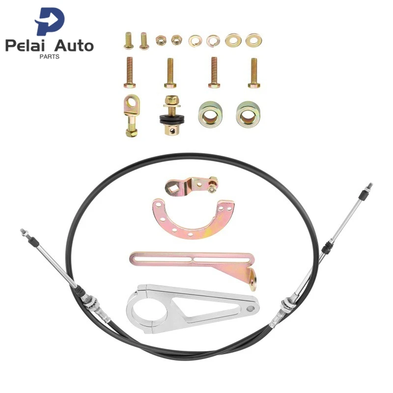 

ACA-1804 2" Transmission Cable Column Shift Linkage Kit For GM TH350 TH400 700R4 TH200 4L60 2004R 4L80E ACA1804 LB01-ACA-1804