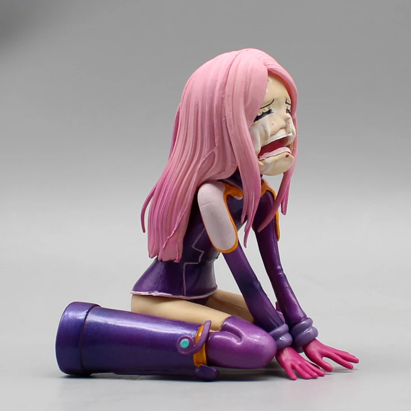 9cm One Piece Birthday Decorations Doll Crying Jewelry Bonney Action Figure Eggplant Island Model PVC Collectible Q Version Toys