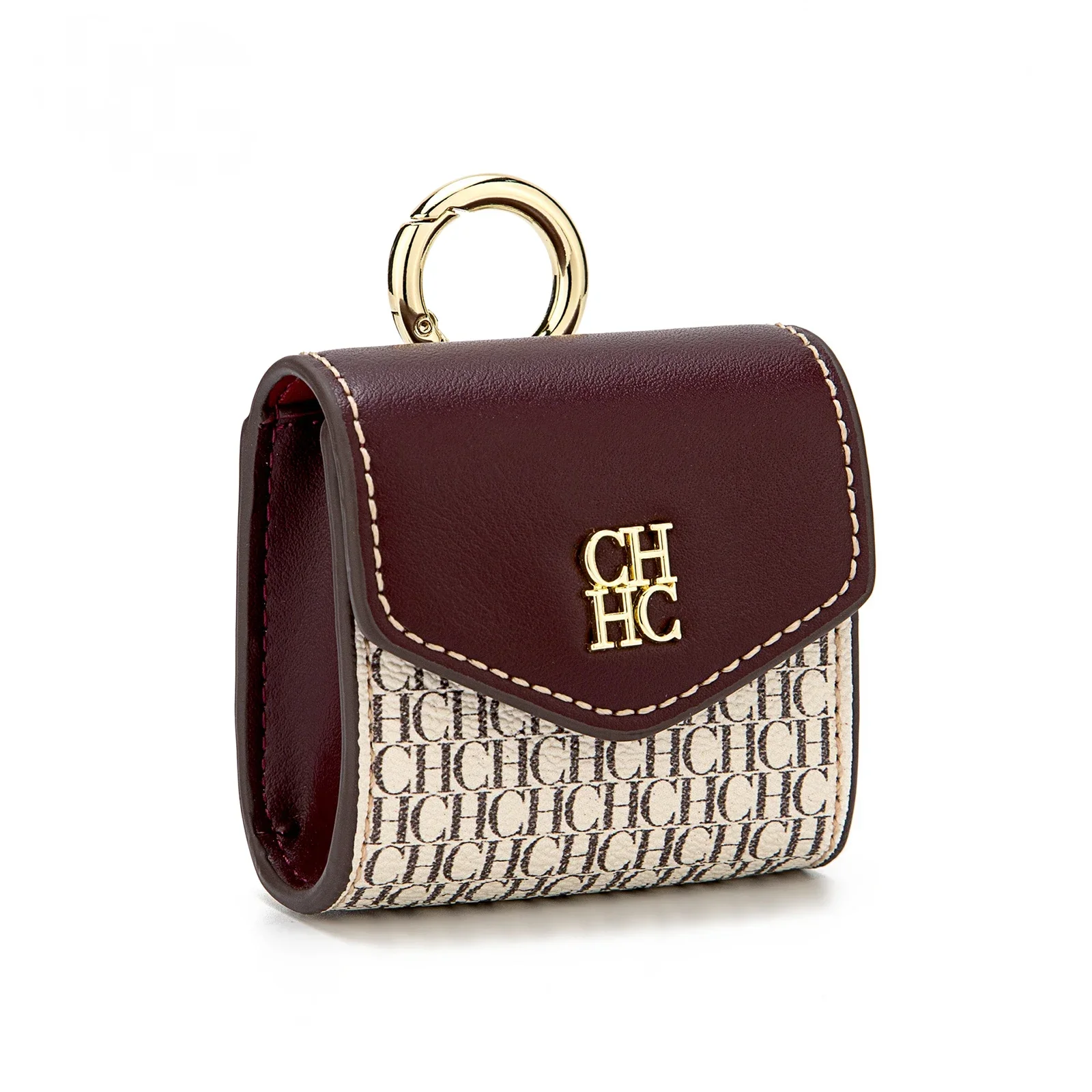 CH Brand Bag Accessories Headphone Bag Embossed Design Fashionable Versatile Exquisite 2025 Autumn Winter New Mini Bag
