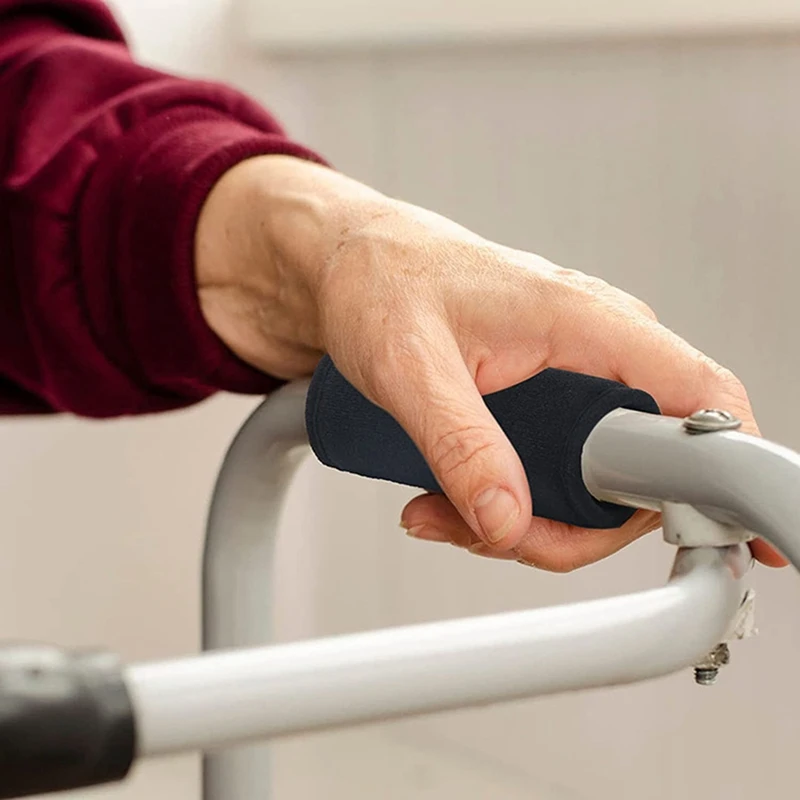 Almohadillas para reposabrazos de silla de ruedas LICE-2Pcs, fundas de terciopelo para reposabrazos de silla de ruedas, funda de cojín antideslizante para reposabrazos para sillas de ruedas