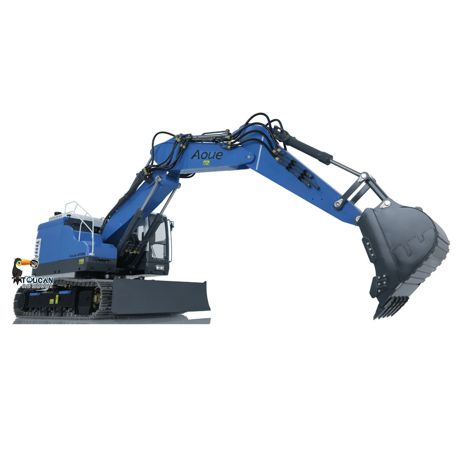 LESU Metal RC Shovel 1/14 Aoue ET26L Hydraulic Assembled Radio Controlled Excavator GPS Digger Model Toys THZH1326