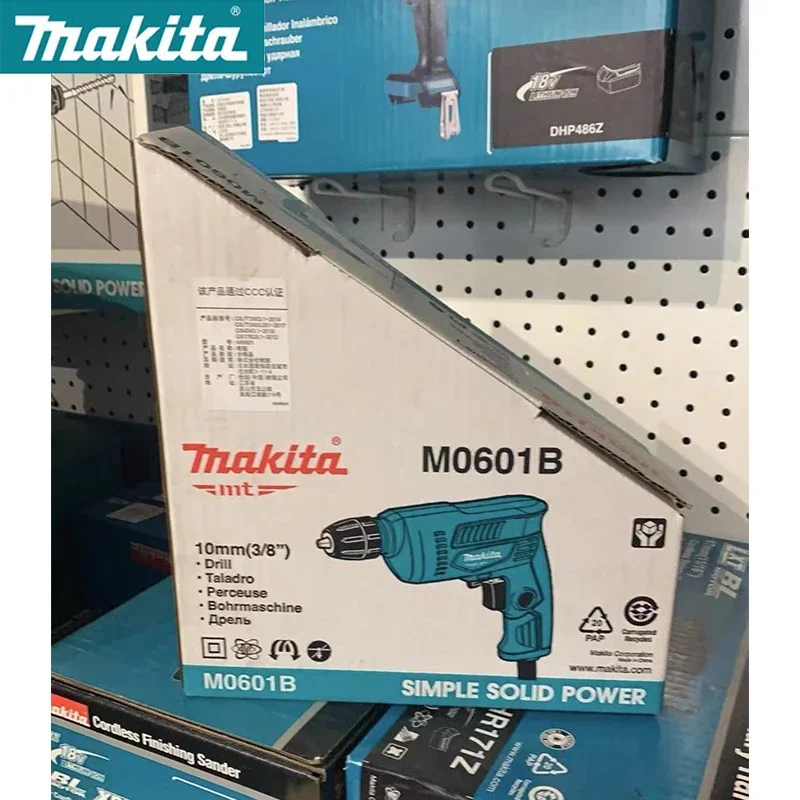 MAKITA M0601B Hand Power Drill 220V 350W 10mm Wired Electric Screw Driver Tool Home Used Multi-function Electric Drill