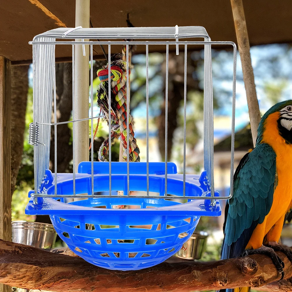 

4pcs Bird Breeding Nest Box Warm Comfortable Easy Clean Stylish Design For Finch Lovebird Parakeet With Coconut Fiber Pet Birds