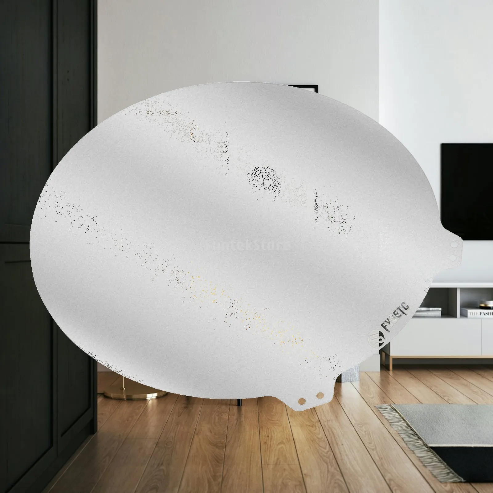 Flexible Round PEI Spring Steel Sheet with Adhesive for 3D Printer Heated Bed Accessories