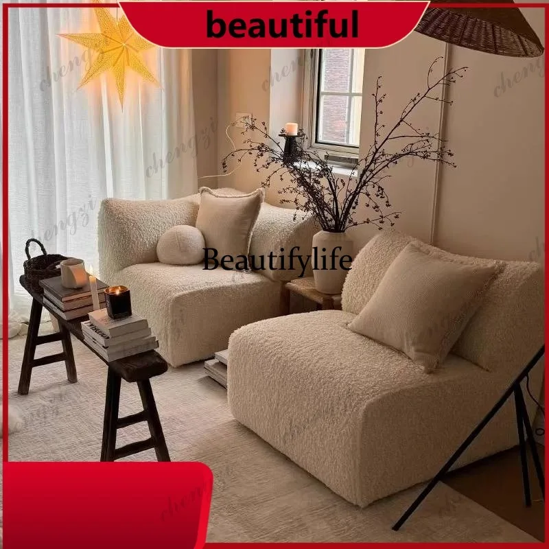 BBB Oversized European Living Room Sofas Minimalist Lazy Lounges Living Room Sofas Individual Japanese Divano