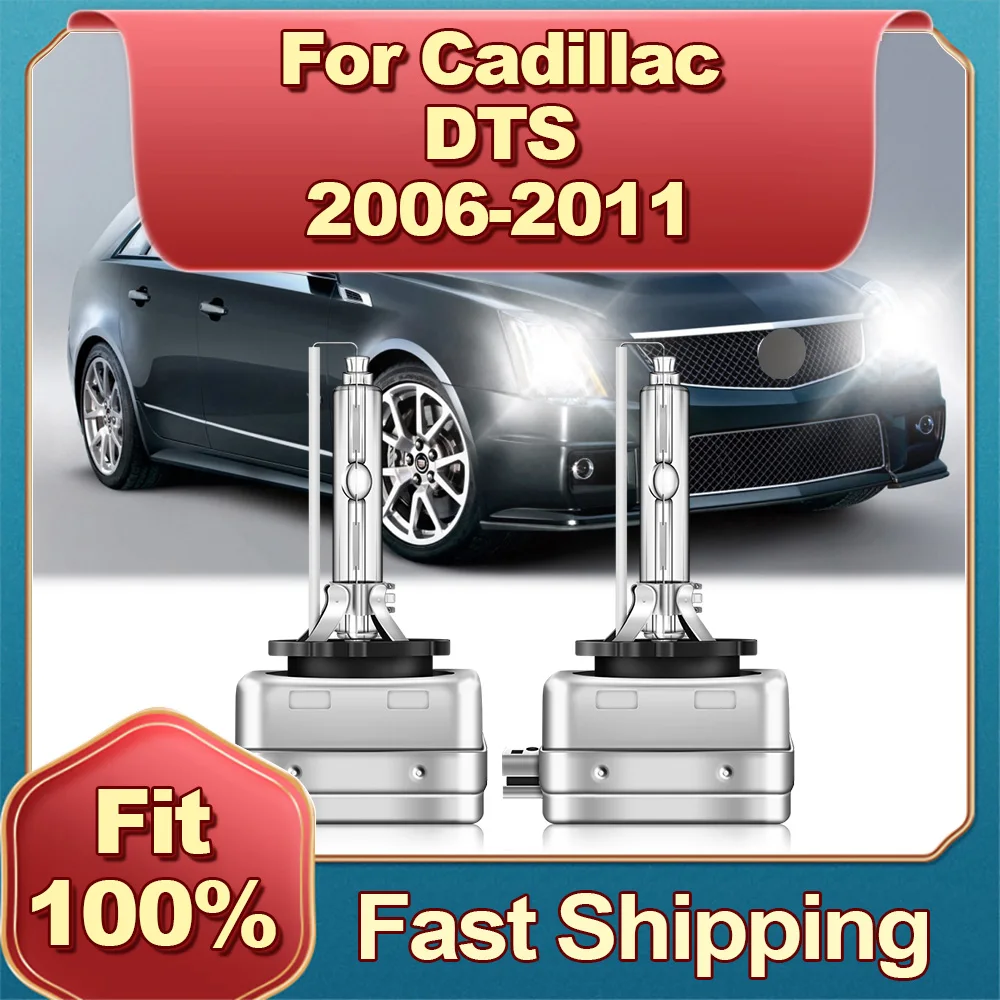 

2pcs 35W D1S 6000K Xenon Headlight Bulb HID Lamp 12V High Bright Car Headlamp for Cadillac DTS 2006 2007 2008 2009 2010 2011