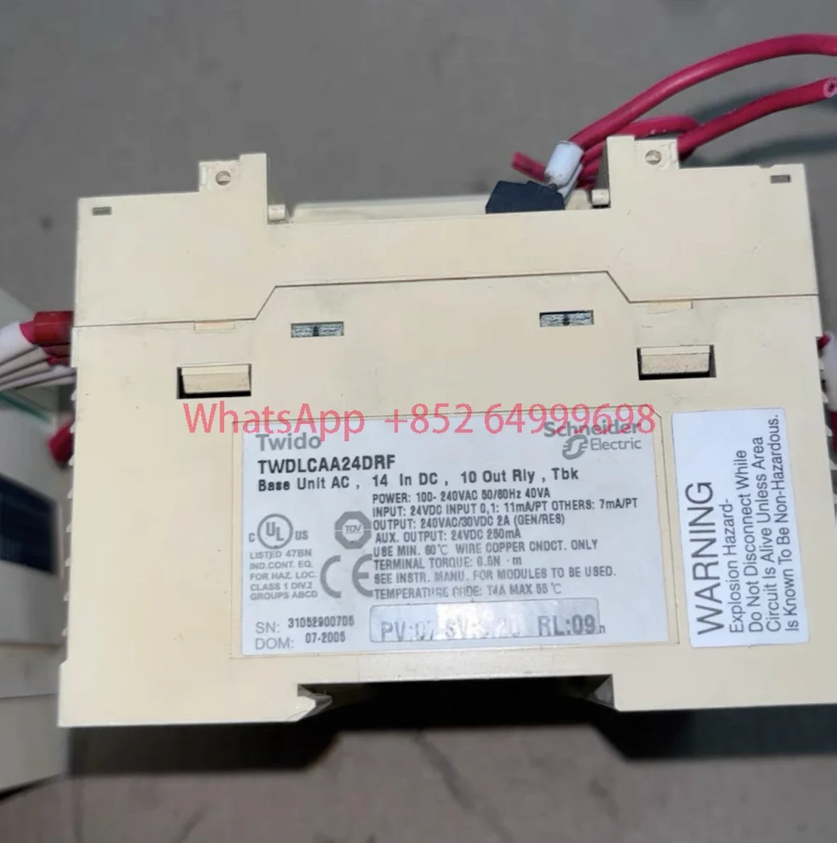 Used PLC programmable TWDLCAA24DRF