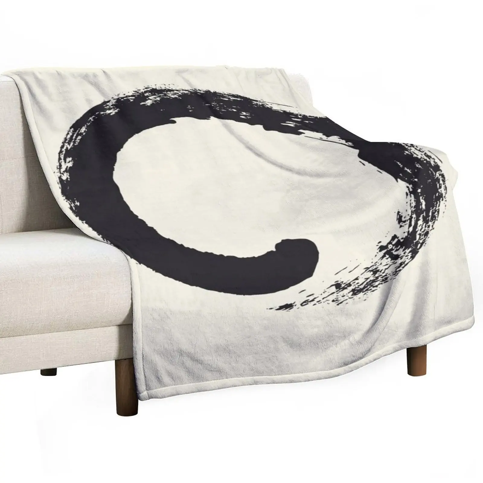 

Ens / Japanese Zen Circle Throw Blanket Winter beds Bed covers Kid'S Beach Blankets
