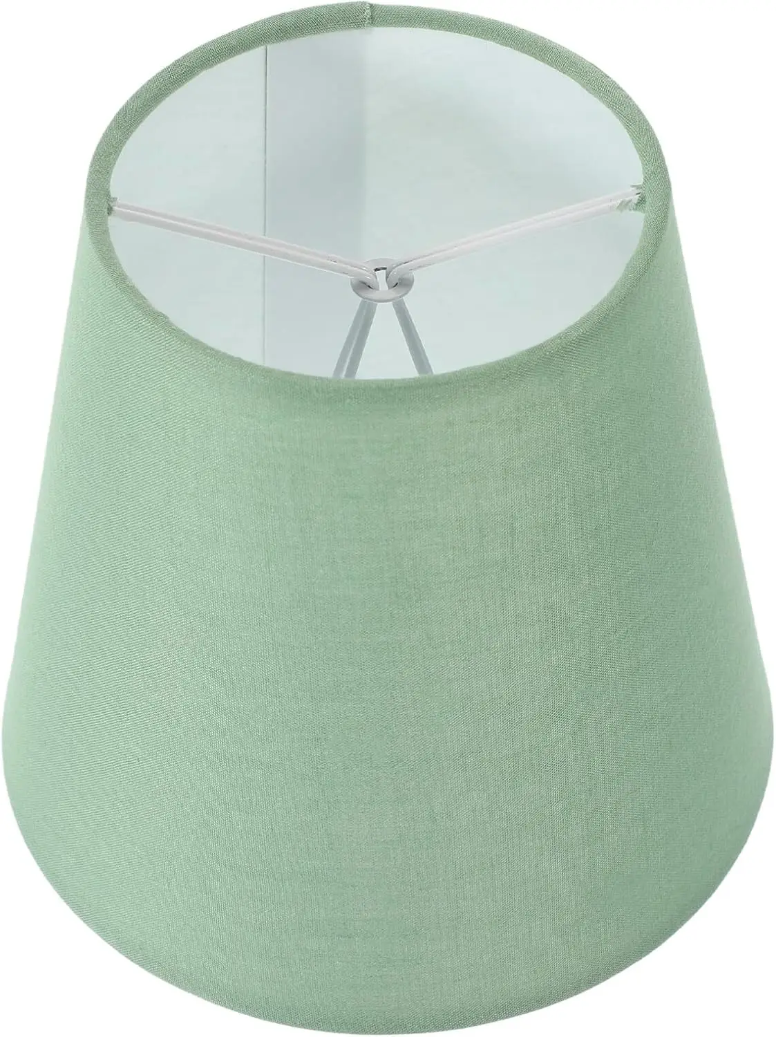 

Barrel Lamp Shade Fabric Lampshade Small Lamp Shade Clip on Bulb Cloth Cover for Home Bedroom Living Room, Green