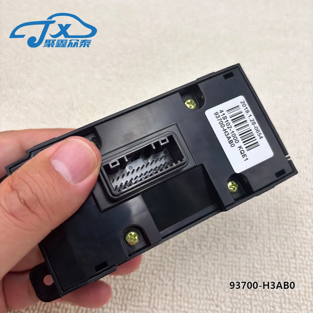 Black 93700H3AB0 Switch Assay Side Crash Pad for KI-A Sportage QL Dashboard Brightness Adjustment Button Rear Door Switch
