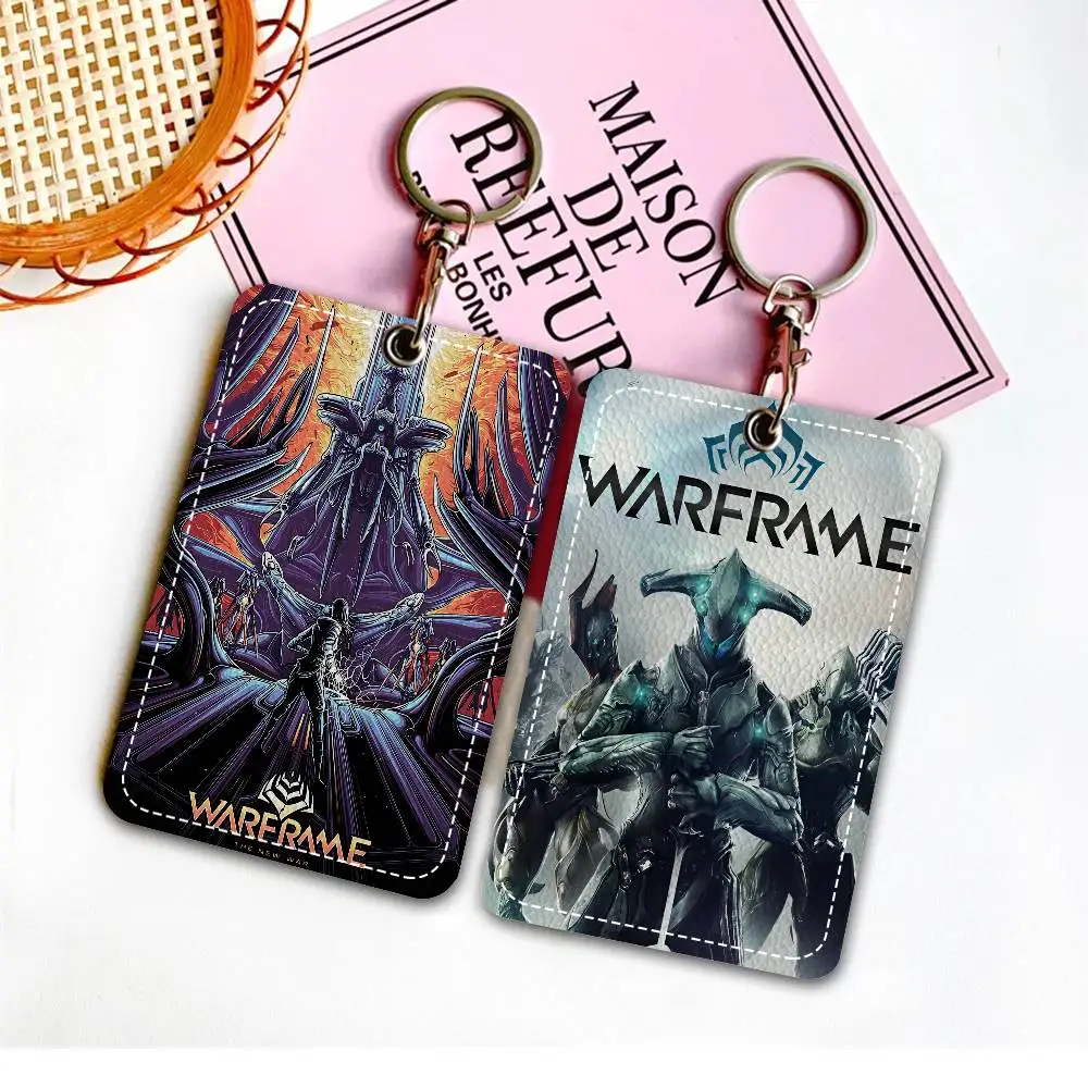 

Популярный брелок-держатель W-Warframe для карт доступа, проездных и банковских карт, защитный чехол для кредитных карт и удостоверений личности
