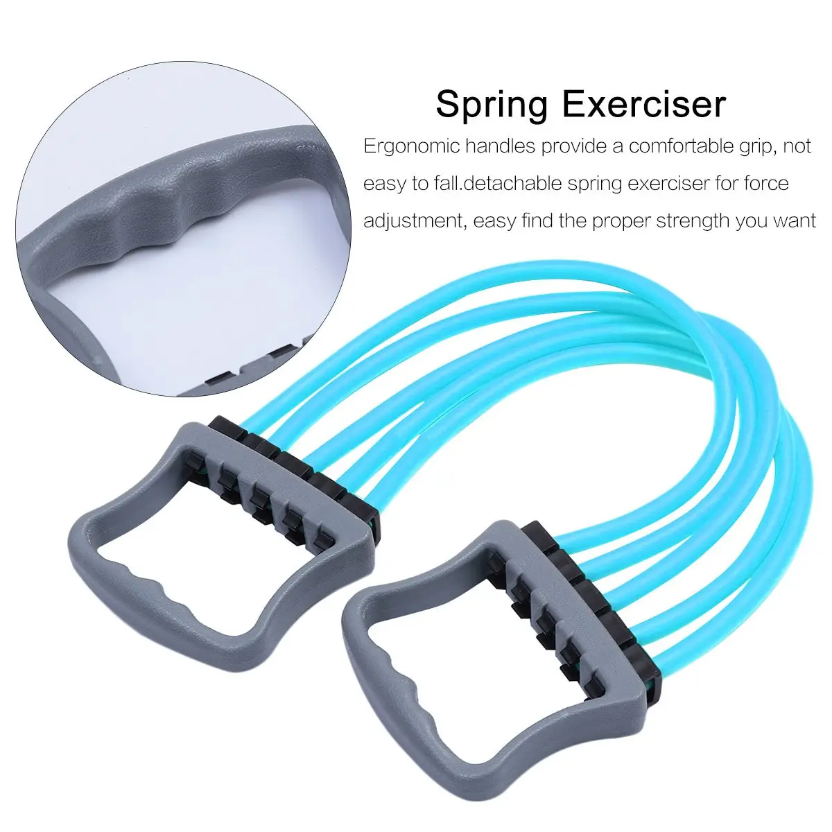 

Spring Exerciser Chest Expander Arm Pulling Band Fitness Training Equipment Pectoral Muscle TPR PP Lightweight Home