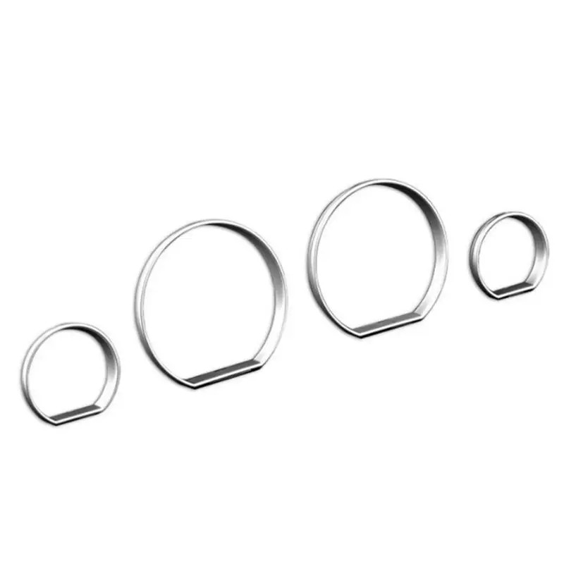 AEA7-Car Front Instrument Trim Frame Speedometer Dial Ring Bezel Car Interior Accessories For BMW 3 Series E46 1998-2007