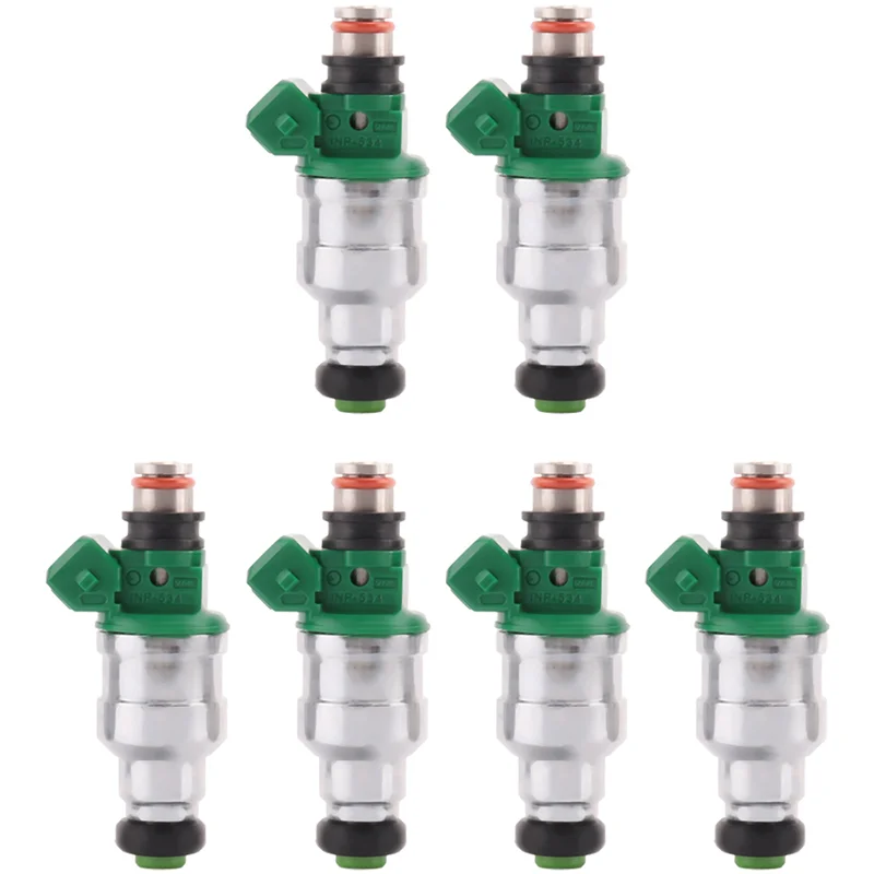 

6PCS INP-534 Fuel Injector SDH240 MD189021 SDH-240 INP534 For Mitsubishi Montero SR 3.5L V6 - Gas 1994-1996 Spare Parts Parts
