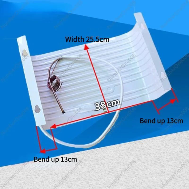 Bend on Both Sides Roll Bond Evaporator Panels for Haier Refrigerator BC-117FC BC-110 BC-117BC Accessories Bend Up 13cm