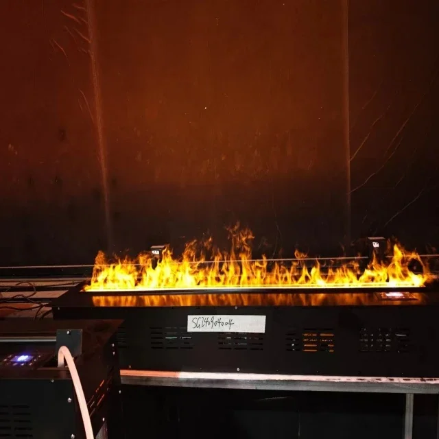 Fireplace 3D LED Electric Fireplace With Remote Control Smart Simulation Flame And Water Vapor Insert For Hotels And Indoor Use