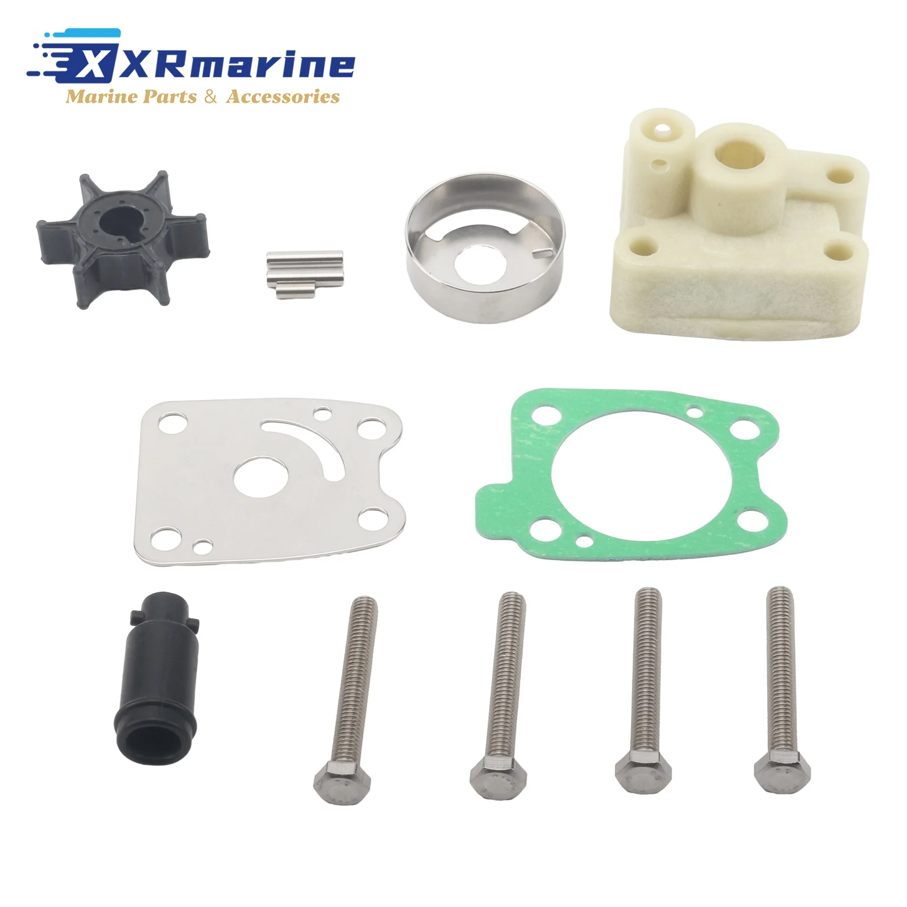 

Комплект для ремонта водяного насоса (импеллера) с корпусом для лодочных моторов Yamaha 4-тактных 4HP 5HP 6HP F4 F5 F6