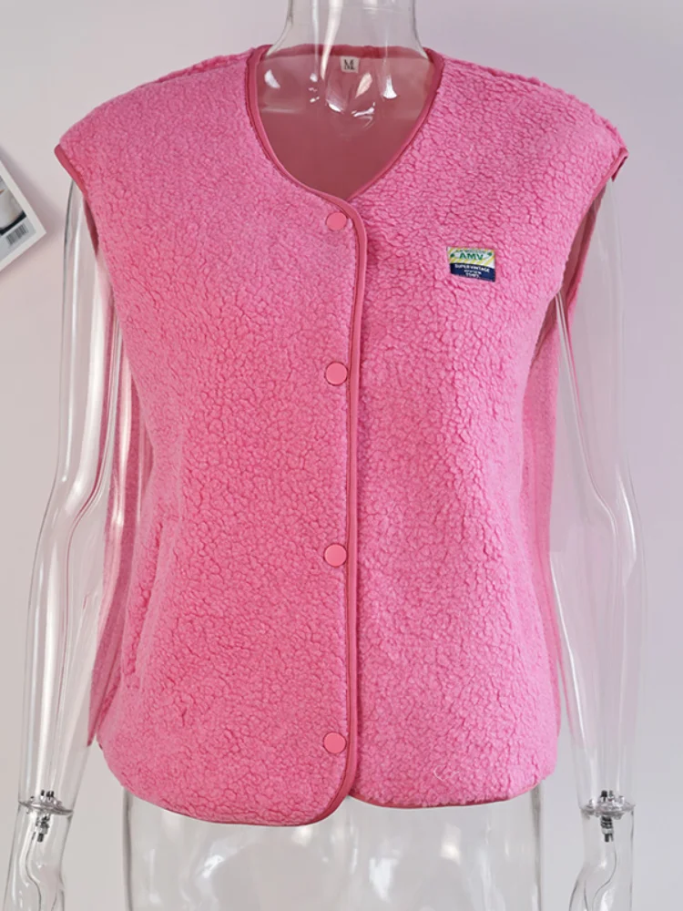 

2025 Spring Women Waistcoat Jacket O-neck Sleeveless Casual Coats Female Autumn Outerwear New Fashion Vests Elegant Lady Clothes