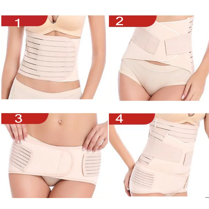 3in1 Belly Abdomen Pelvis Postpartum Belt Body Recovery Belly Slim After Childbirth Waist Delivery After Waist Trainer Corset