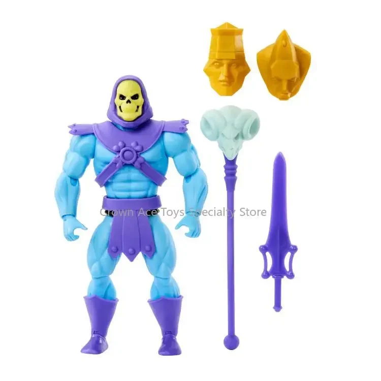 Mattel HE-MAN AND THE MASTERS OF THE UNIVERSE BEAST MAN TEELA SKELETOR MER-MAN TRAP JAW Trendy Collectible Toys Holiday Gifts